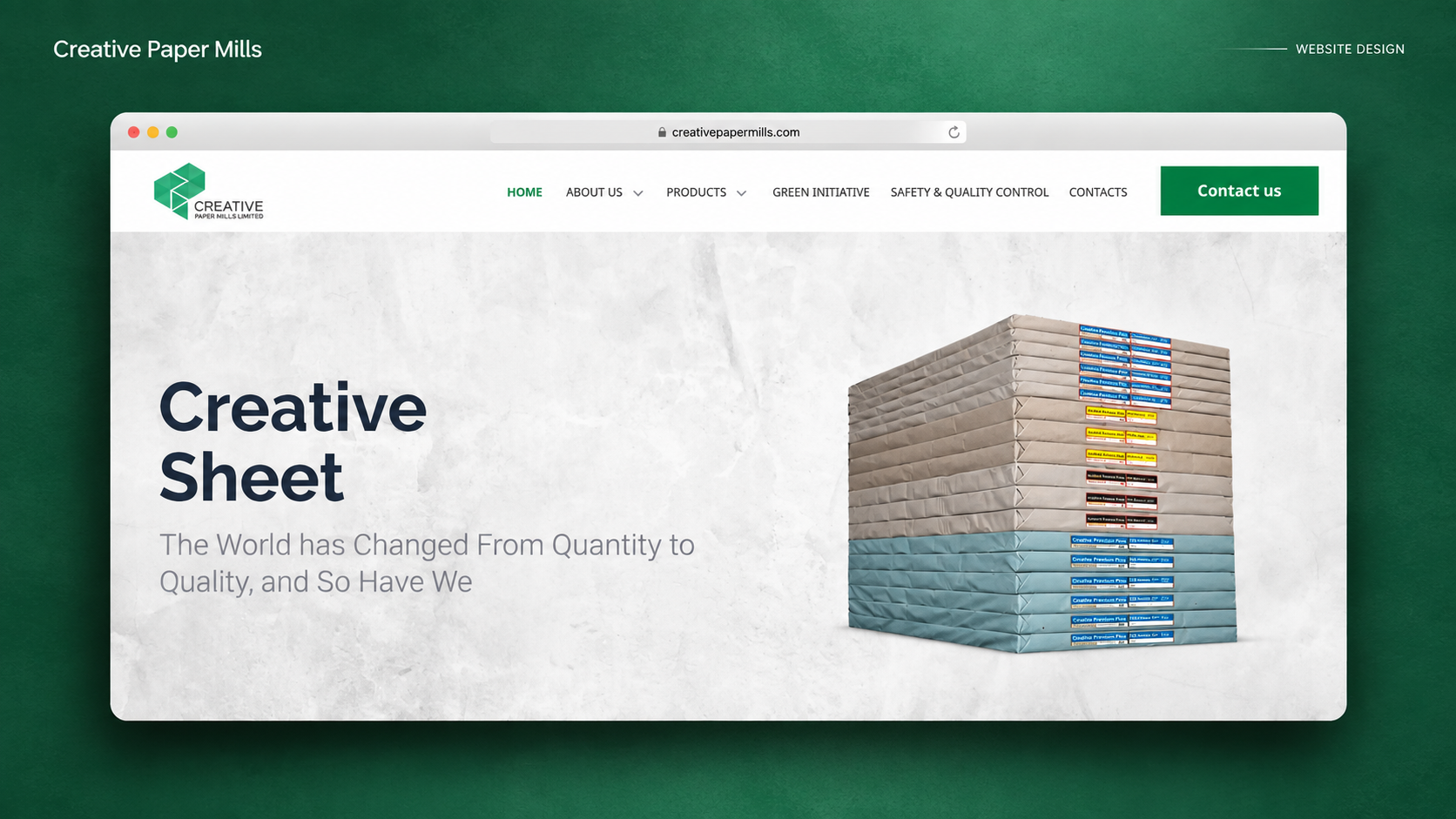 Creative Paper Mills Ltd. Industrial Site